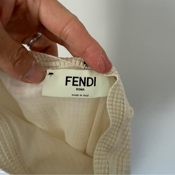 FENDI SILK MID LENGTH SKIRT SIZE 36 new with tags - Picture 3 of 4